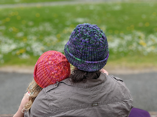Cabled Crown Stocking Cap