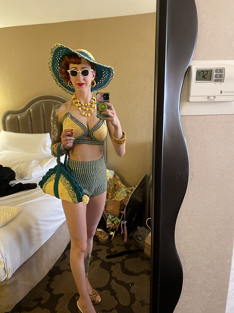 Two-Colour Swim Suit