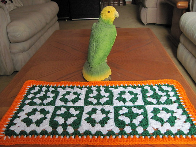 St. Patrick's Granny Scarf