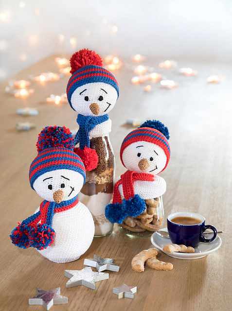 Amigurumi Schneemann