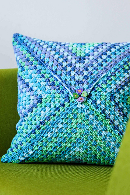 Granny Square Kissen