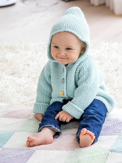 Baby-Jäckchen mit Kapuze