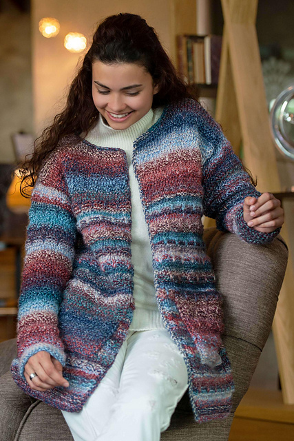 Cardigan mit großen Taschen