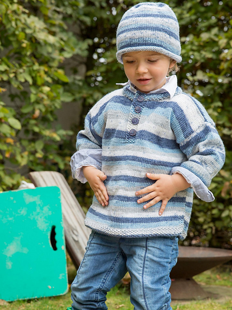 Kinderpulli und Mütze