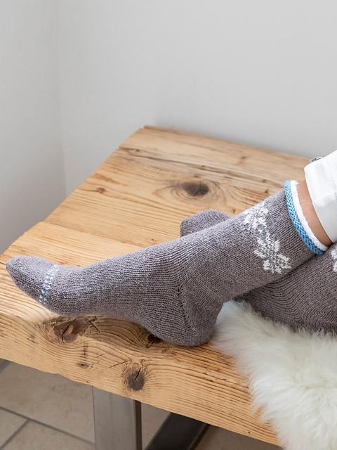 Socken mit Norwegerstern