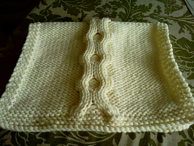 Cable Knit Guest Towel