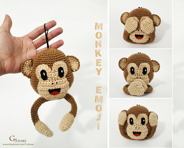 Monkey emoji - wise monkeys