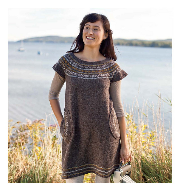 Ravelry: Bressay Dress pattern by Gudrun Johnston