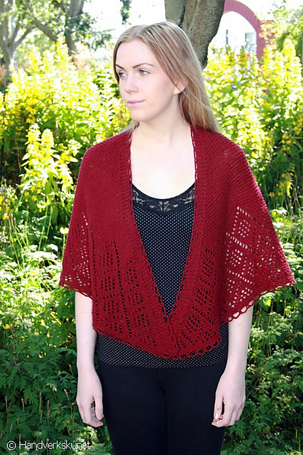 Diamonds Faroese Shawl