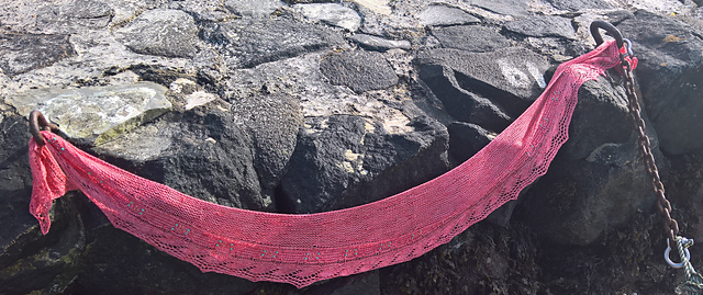 Jewelled Sunset Shawl