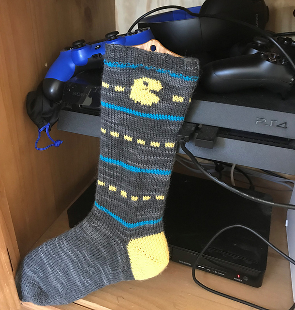Pac-Man Sock