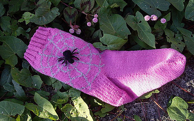Black Widow Spider socks