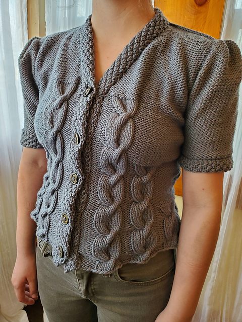 Cable Cardigan
