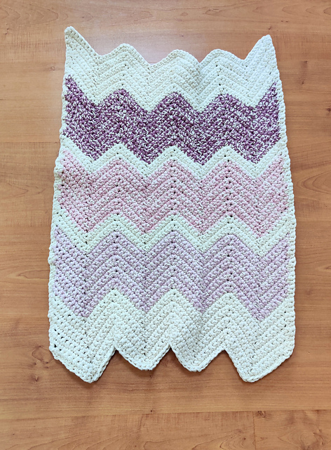 Lavender Chevron Rug