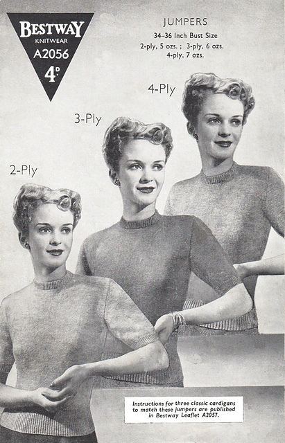Plain Jumper in 3 Yarn Weights