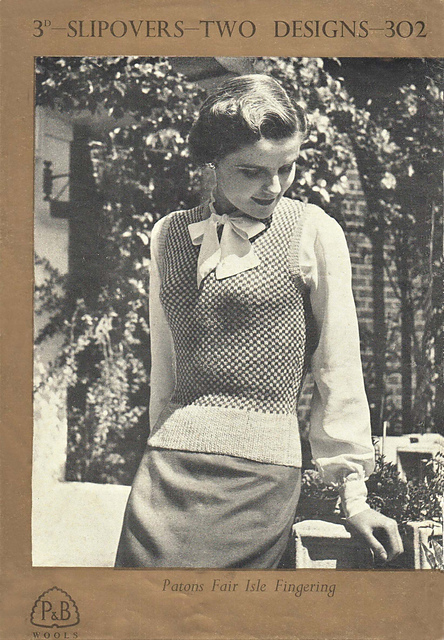 Slipover Fair Isle Option