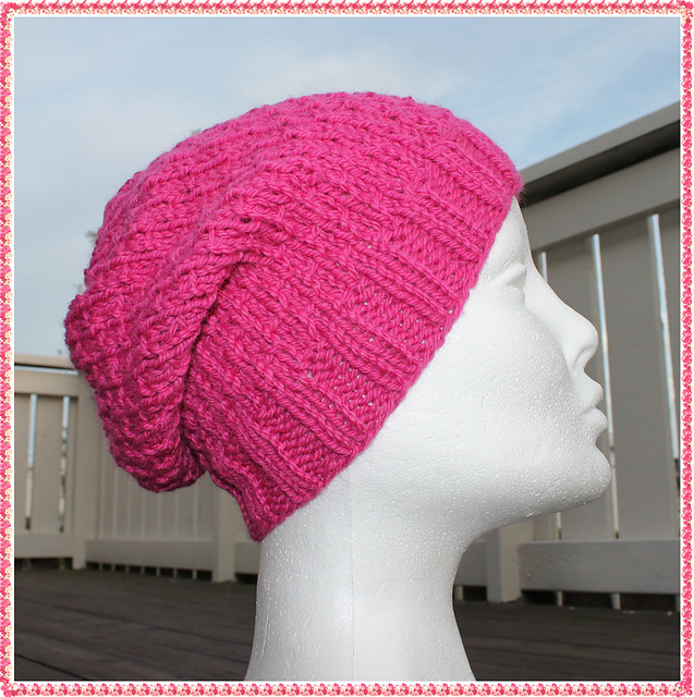 Pink october-hat