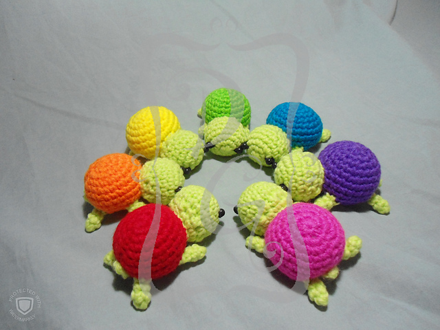 Rainbow Tiny-er Turtles