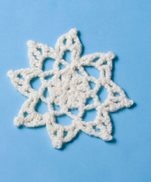 Felted Holiday Snowflake L0115AD