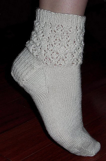 Snow Crystals Socks