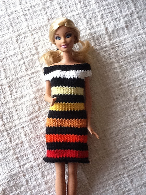 #0123 Striped dress