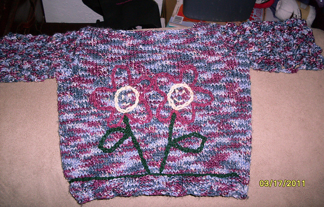 Flower Baby Sweater