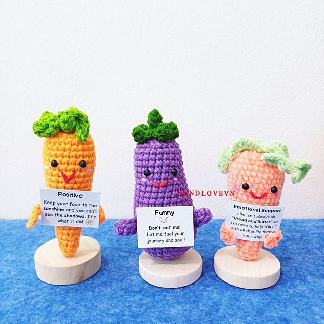 Ravelry: Eggplant, carrot crochet pattern by Nghiem Khanh Ninh