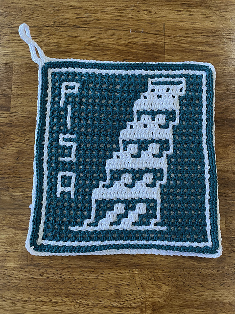 Leaning Tower of Pisa Potholder