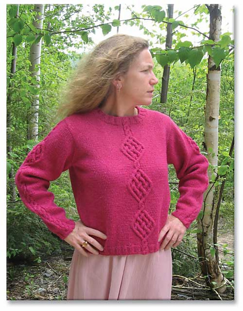 Woven Diamond Pullover #745