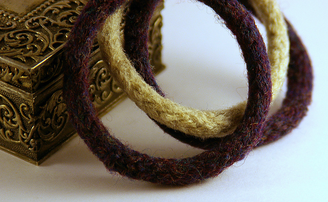 Easy-Peasy I-Cord Bracelets