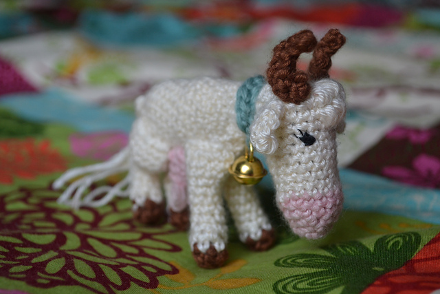 Springtime Cow -- Plain Cow Amigurumi 