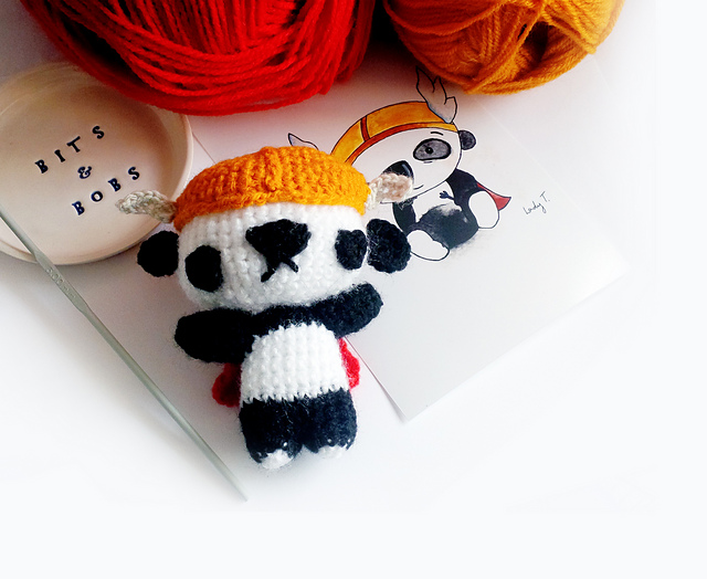 Panda Thor Mini Plush