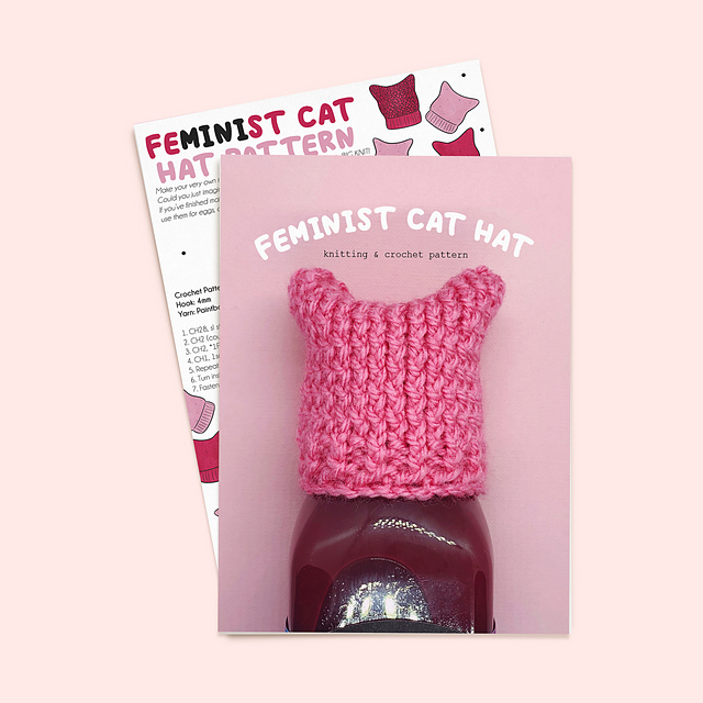 Feminist Cat Innocent Hat