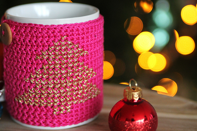 Cross Stitch Mug Cozy