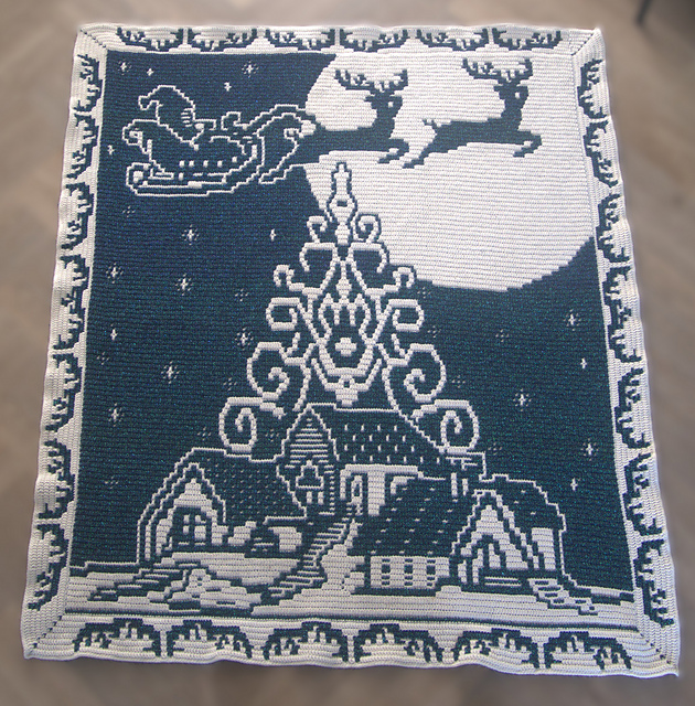 On Christmas Night Blanket