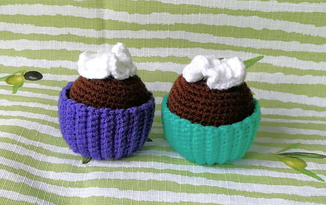 Cupcake mit Schlagobers