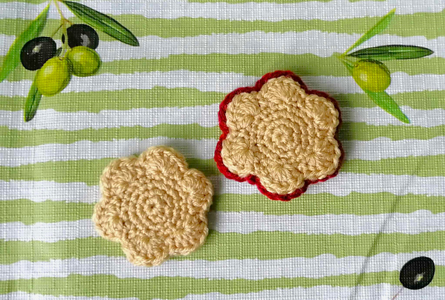 Butterkekse in Blumenform