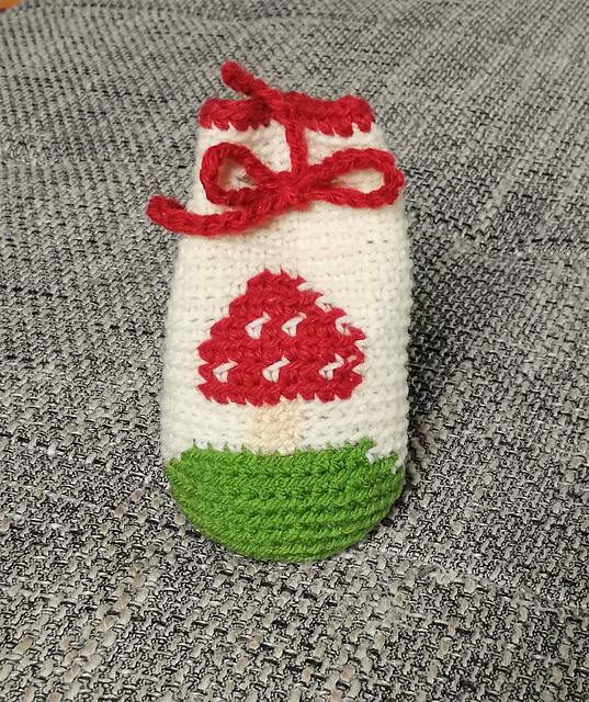 kleiner Geschenkbeutel Fliegenpilz