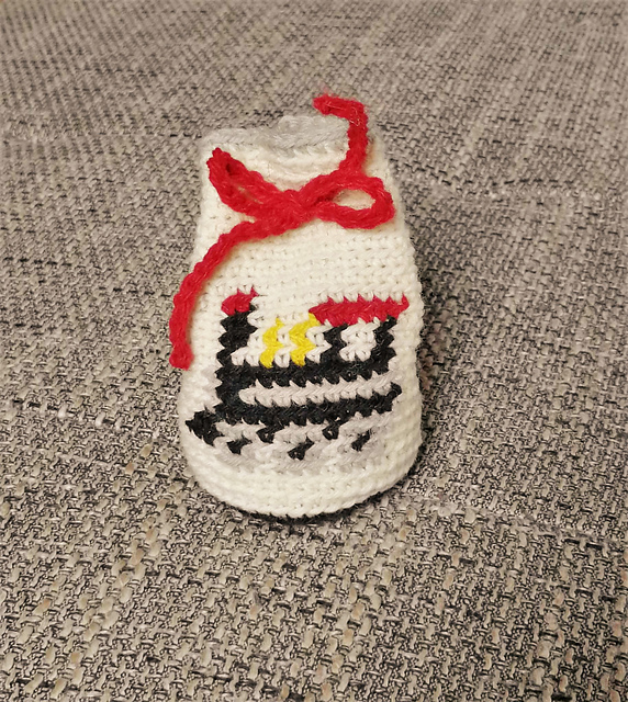 kleiner Geschenkbeutel Lokomotive