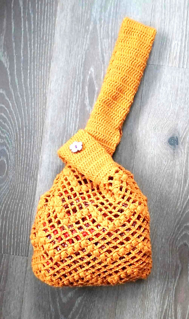 Einkaufsnetz im Japanese-Knot-Bag-Stil