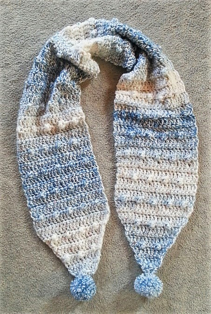Schal mit Fake-Bobbles