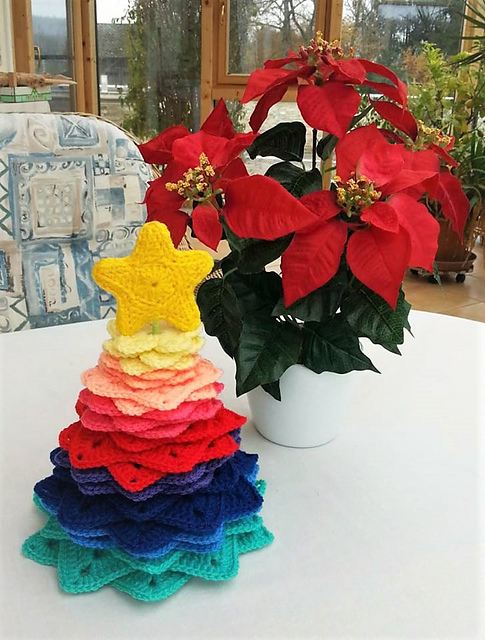 Regenbogen-Christbaum