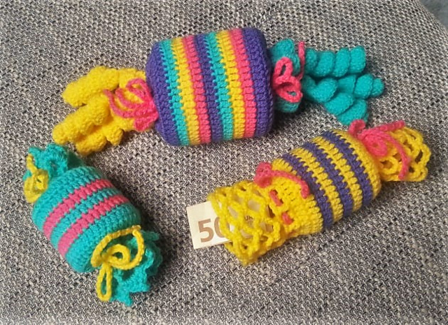 Gestreifte Bonbons