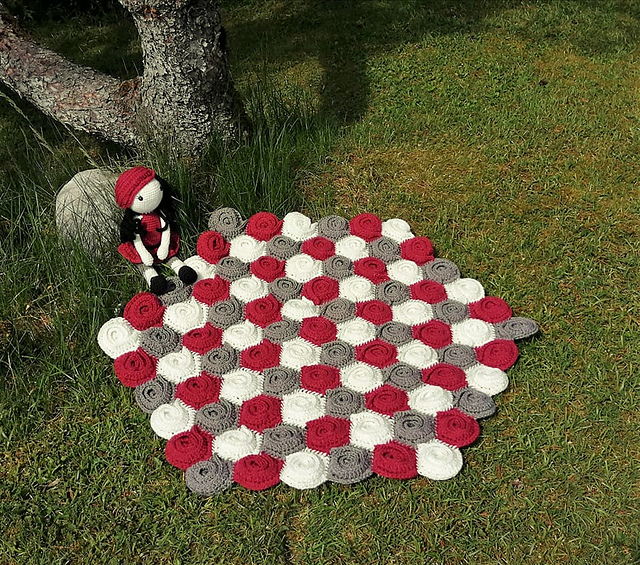 Babydecke Rosenzauber