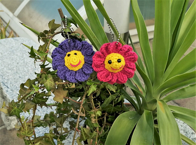 Schlüsselanhänger Blume