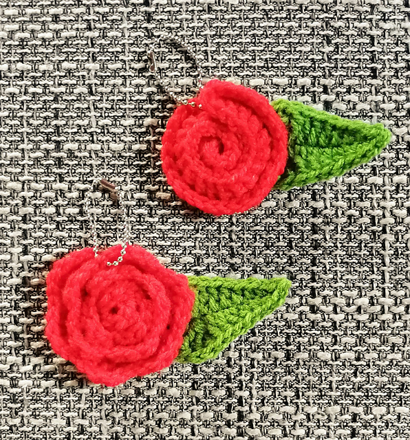 Schlüsselanhänger Rose