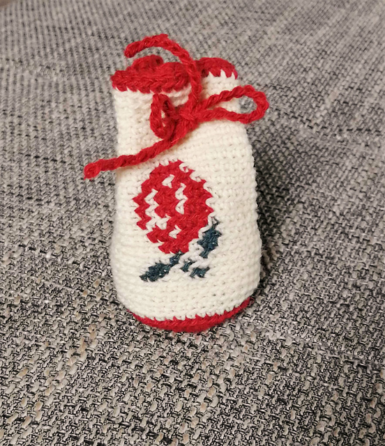 kleiner Geschenkbeutel Rose