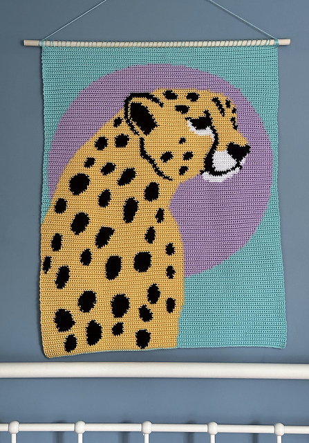 Cheetah Wall Hanging