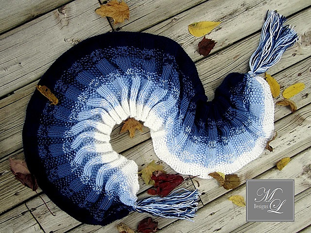 KISS Scarf Delft Blue
