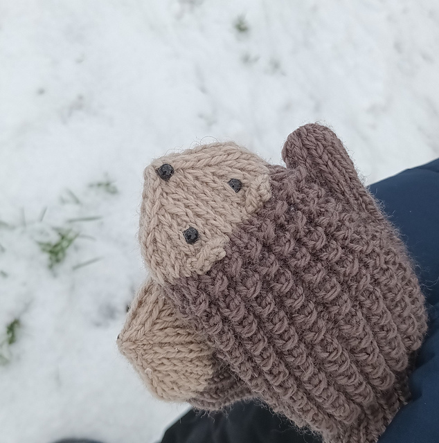 Children’s Hedgehog Mittens